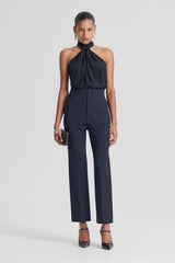 Shirts | Women Scanlan Theodore SILK TIE NECK CAMI Navy