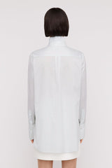 Shirts | Women Scanlan Theodore STRIPE RUFFLE SHIRT Pale.blue