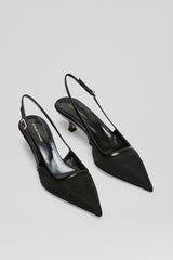 Shoes | Women Scanlan Theodore FINE MESH SLINGBACK 4.5 Black