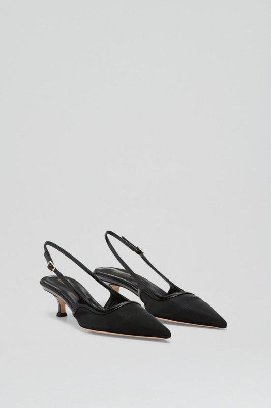 Shoes | Women Scanlan Theodore FINE MESH SLINGBACK 4.5 Black
