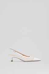 Shoes | Women Scanlan Theodore FINE MESH SLINGBACK 4.5 White