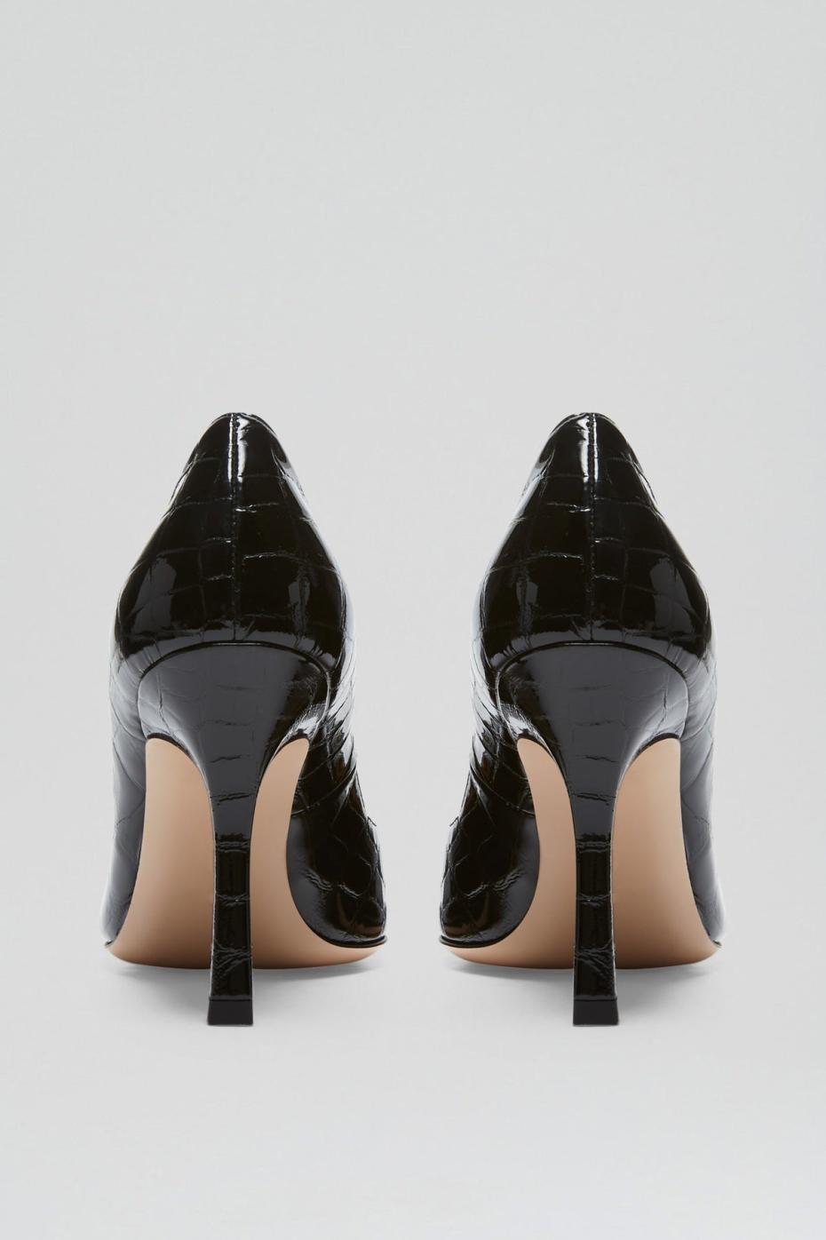 Shoes | Women Scanlan Theodore LEATHER EMBOSSED PUMP 9.5 Black