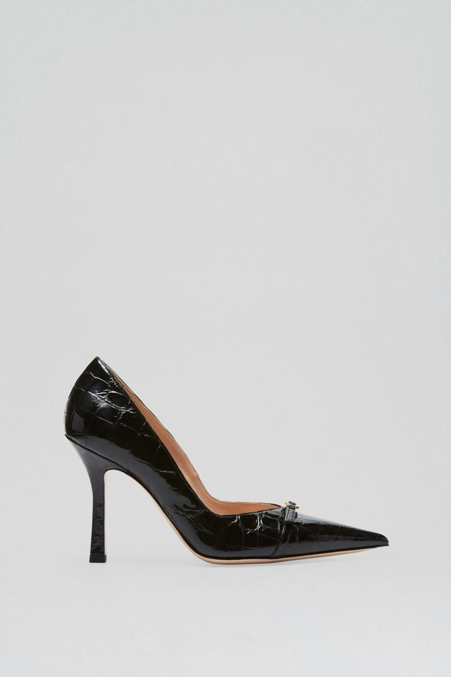 Shoes | Women Scanlan Theodore LEATHER EMBOSSED PUMP 9.5 Black
