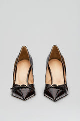 Shoes | Women Scanlan Theodore LEATHER EMBOSSED PUMP 9.5 Dark.mulberry