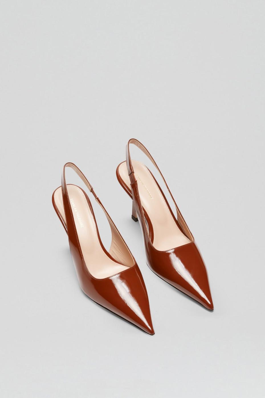 Shoes | Women Scanlan Theodore POLISHED SLINGBACK 7.5 Cigar