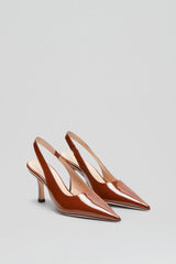 Shoes | Women Scanlan Theodore POLISHED SLINGBACK 7.5 Cigar