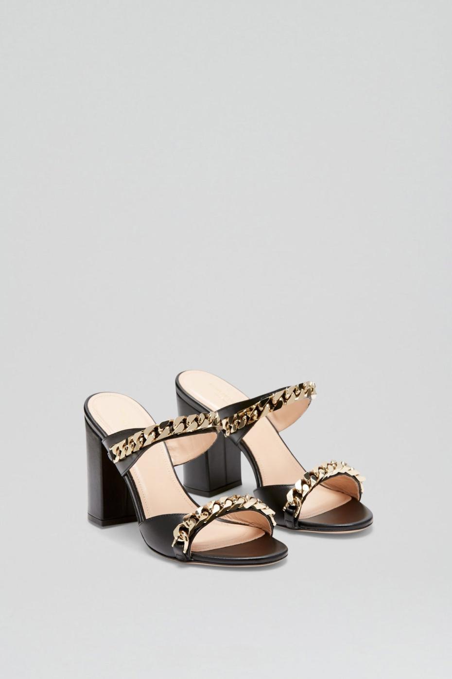 Shoes | Women Scanlan Theodore SANDAL WITH CHAINS DETAIL 9.5 Black