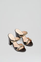 Shoes | Women Scanlan Theodore SANDAL WITH CHAINS DETAIL 9.5 Black