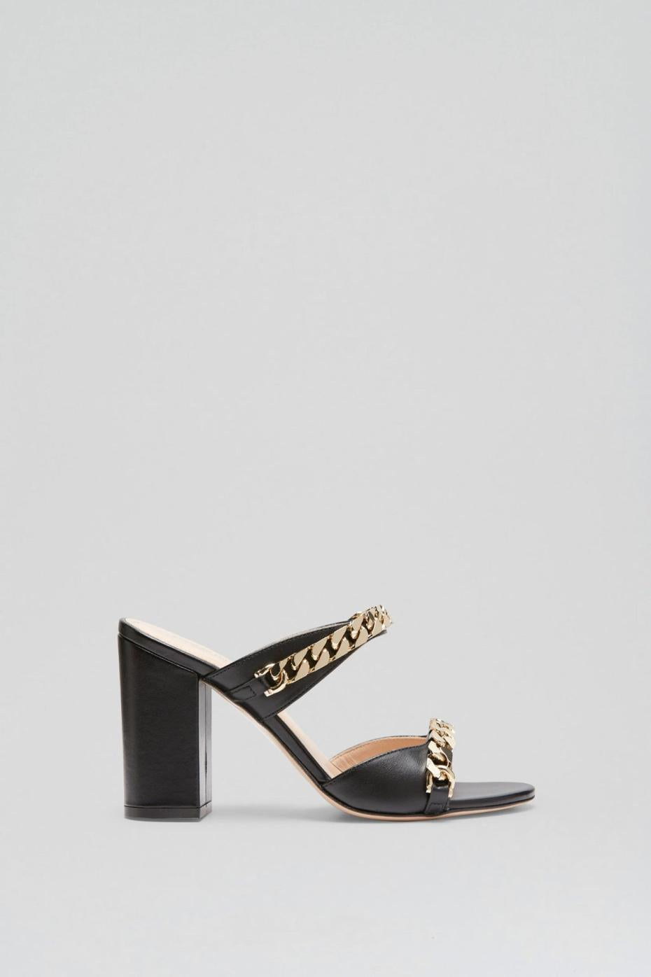 Shoes | Women Scanlan Theodore SANDAL WITH CHAINS DETAIL 9.5 Black