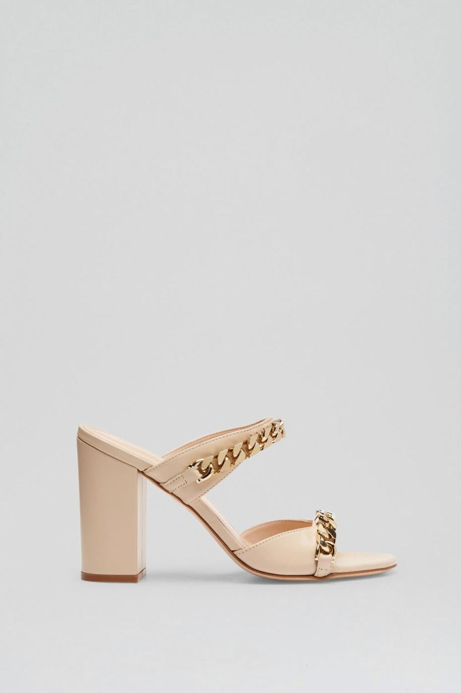 Shoes | Women Scanlan Theodore SANDAL WITH CHAINS DETAIL 9.5 Nougat