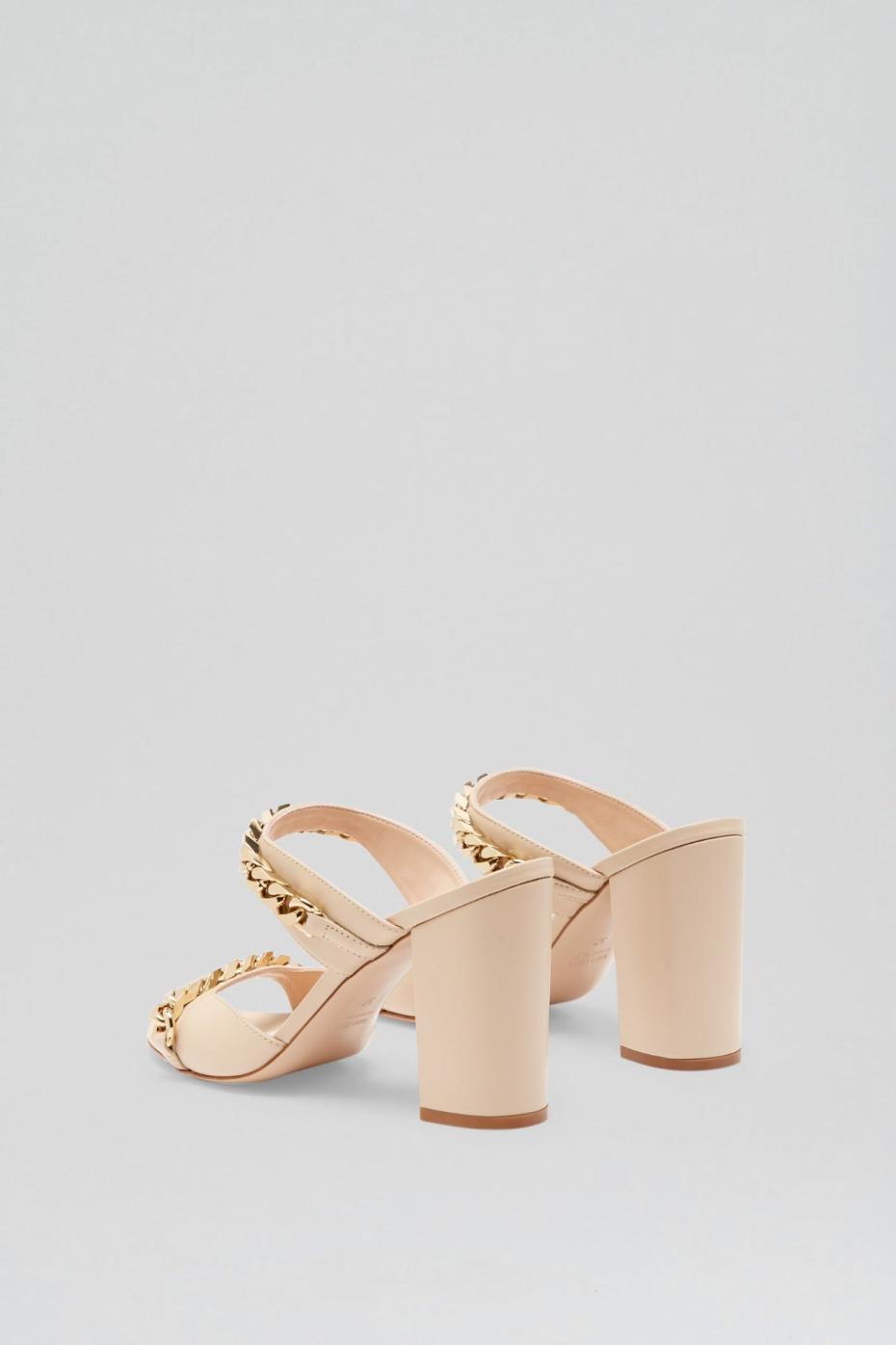 Shoes | Women Scanlan Theodore SANDAL WITH CHAINS DETAIL 9.5 Nougat