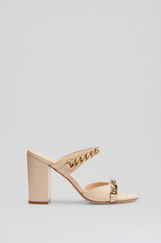 Shoes | Women Scanlan Theodore SANDAL WITH CHAINS DETAIL 9.5 Nougat