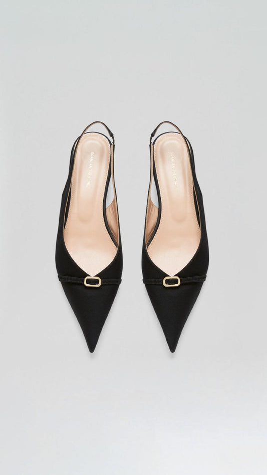 Shoes | Women Scanlan Theodore SATIN SLINGBACK 2 Black
