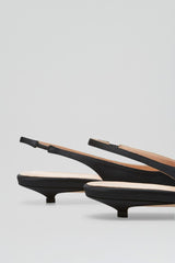 Shoes | Women Scanlan Theodore SATIN SLINGBACK 2 Black