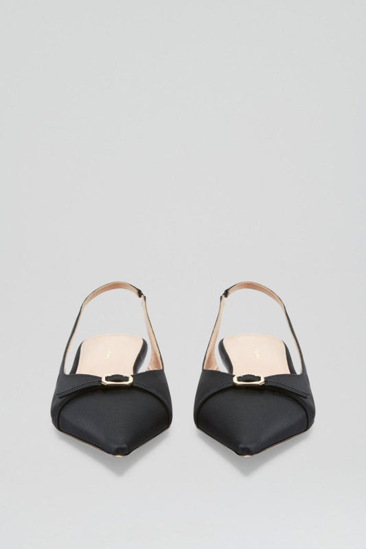 Shoes | Women Scanlan Theodore SATIN SLINGBACK 2 Black