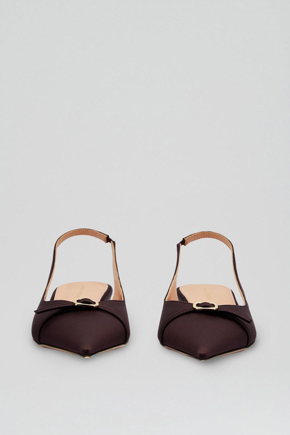 Shoes | Women Scanlan Theodore SATIN SLINGBACK 2 Dark.mulberry