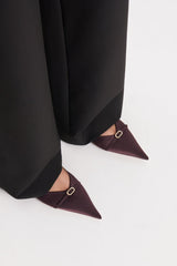 Shoes | Women Scanlan Theodore SATIN SLINGBACK 2 Dark.mulberry