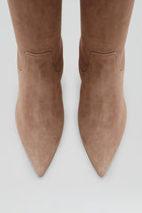 Shoes | Women Scanlan Theodore STRETCH BELOW THE KNEE BOOT 8.5 Camel.suede