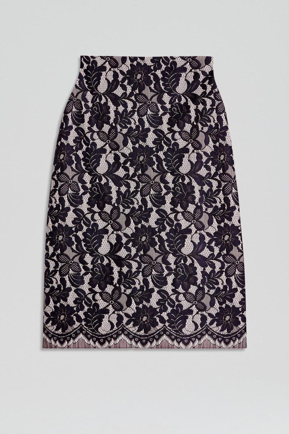 Skirts | Women Scanlan Theodore BONDED LACE SKIRT Navy