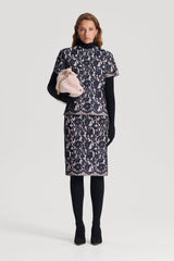 Skirts | Women Scanlan Theodore BONDED LACE SKIRT Navy