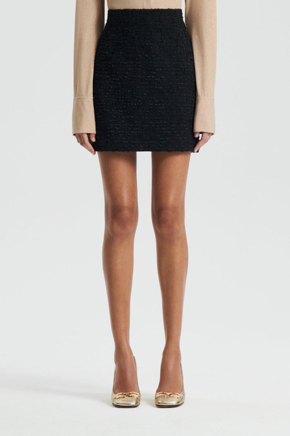 Skirts | Women Scanlan Theodore BOUCLE MINI Black