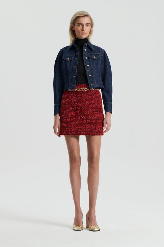 Skirts | Women Scanlan Theodore BOUCLE MINI Red