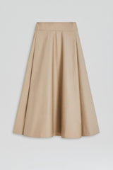 Skirts | Women Scanlan Theodore COTTON PLEAT FRONT SKIRT Trench