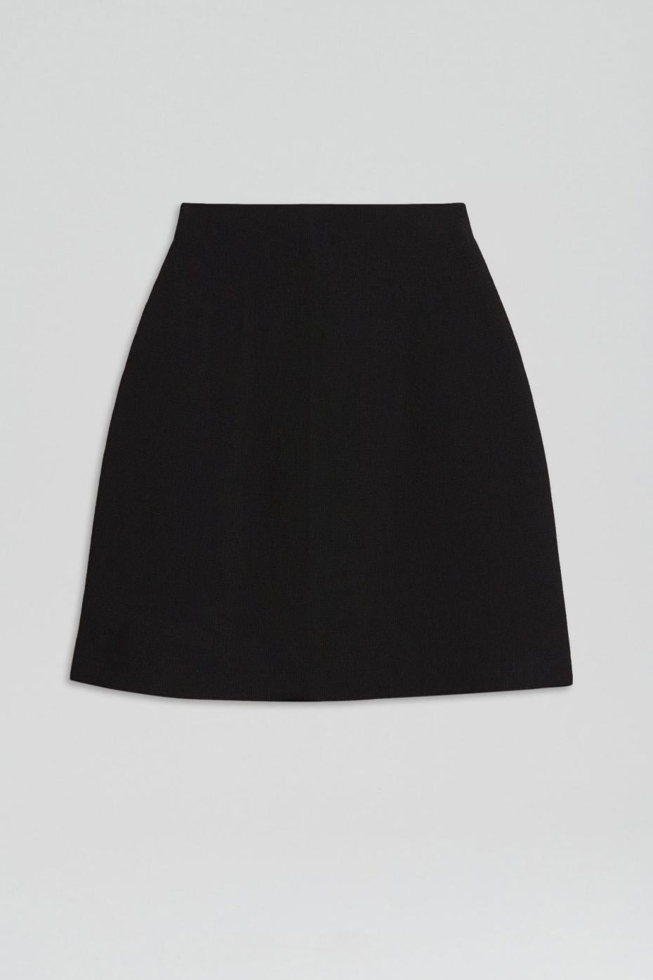 Skirts | Women Scanlan Theodore CREPE KNIT MINI SKIRT Black