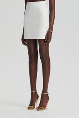 Skirts | Women Scanlan Theodore CREPE KNIT MINI SKIRT Creme