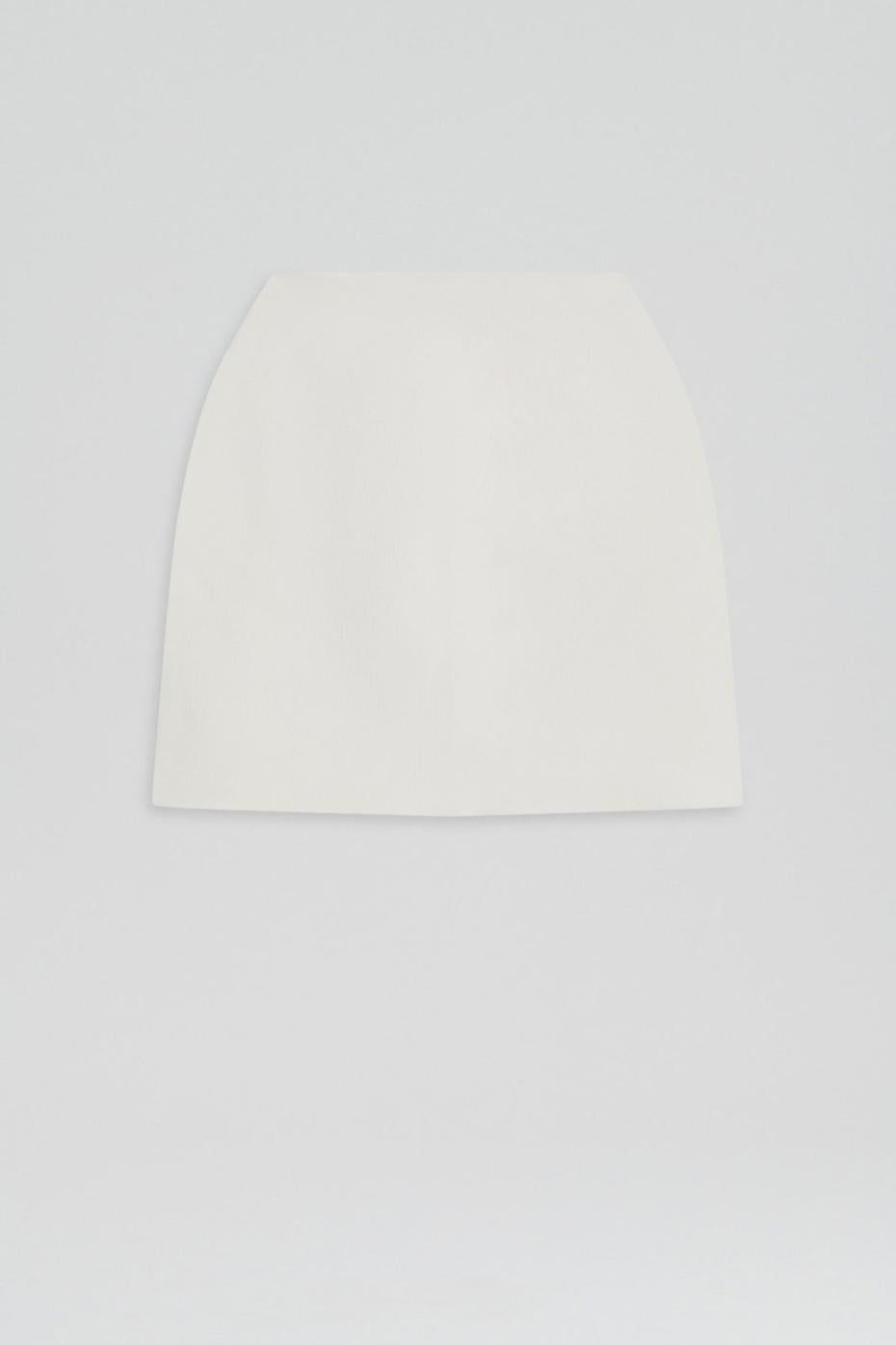 Skirts | Women Scanlan Theodore CREPE KNIT MINI SKIRT Creme