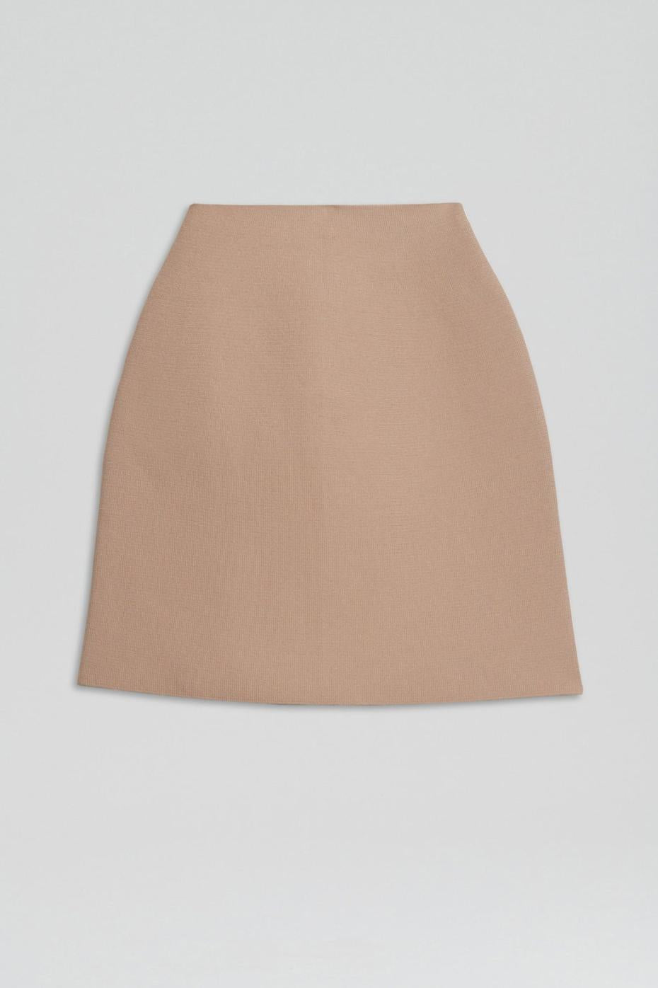 Skirts | Women Scanlan Theodore CREPE KNIT MINI SKIRT Oat