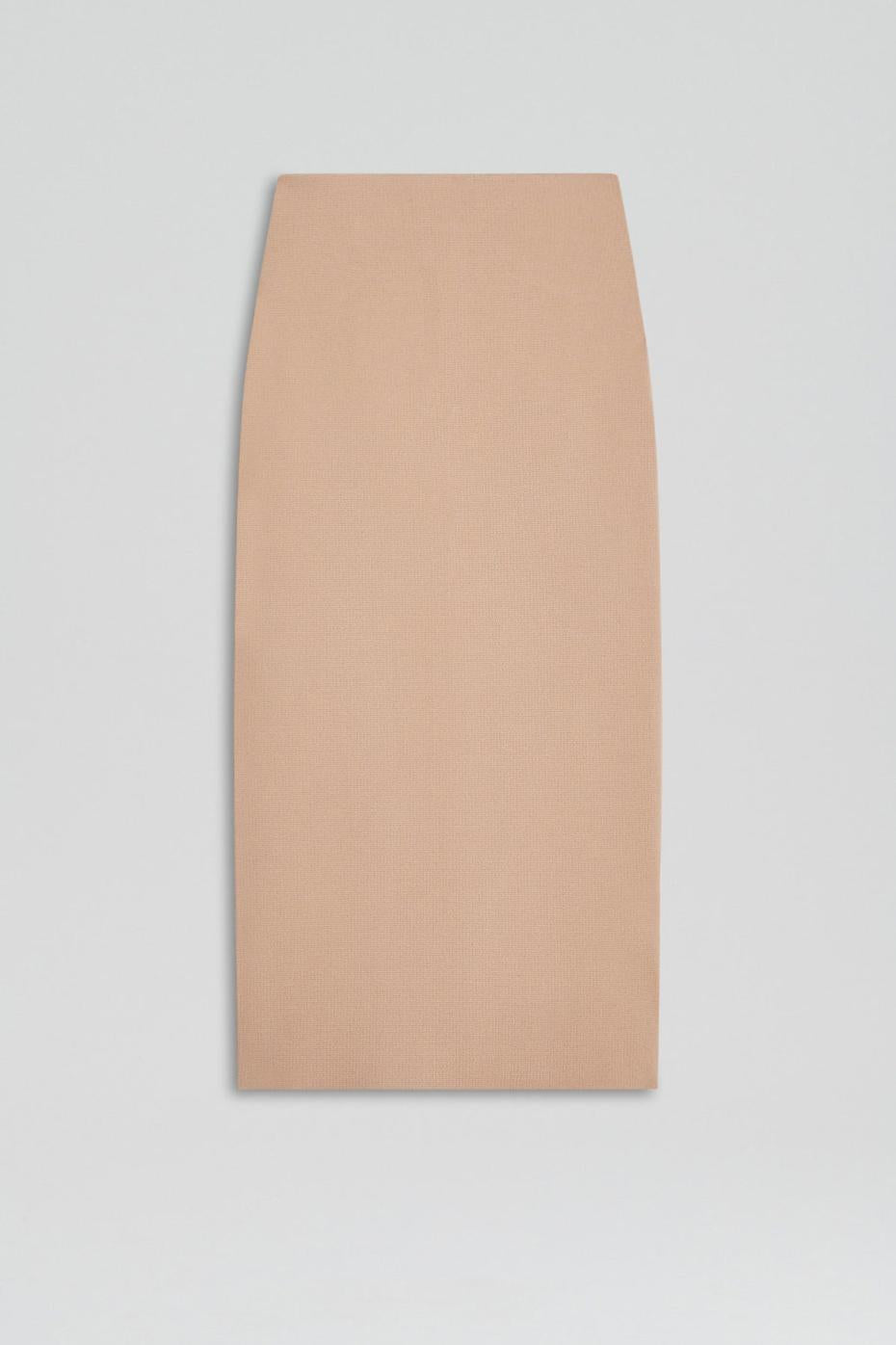 Skirts | Women Scanlan Theodore CREPE KNIT PENCIL SKIRT MIDI Oat