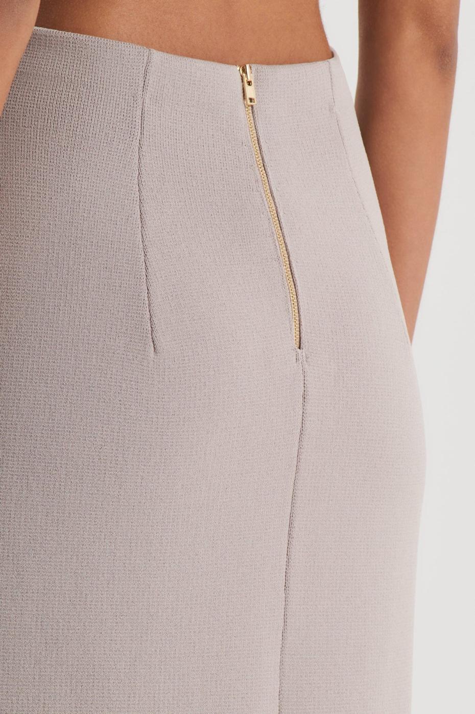 Skirts | Women Scanlan Theodore CREPE KNIT PENCIL SKIRT MIDI Oyster
