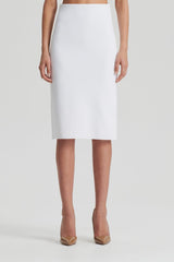 Skirts | Women Scanlan Theodore CREPE KNIT PENCIL SKIRT White