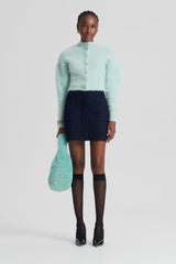 Skirts | Women Scanlan Theodore CREPE KNIT POCKET MINI SKIRT Navy