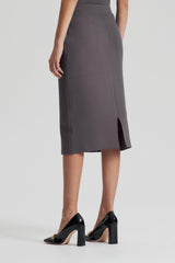 Skirts | Women Scanlan Theodore CREPE KNIT SLIT BACK SKIRT Torba