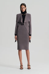 Skirts | Women Scanlan Theodore CREPE KNIT SLIT BACK SKIRT Torba