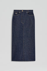 Skirts | Women Scanlan Theodore DENIM FIVE POCKET PENCIL SKIRT Indigo.b