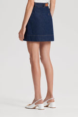 Skirts | Women Scanlan Theodore DENIM MINI SKIRT Indigo