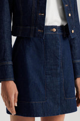 Skirts | Women Scanlan Theodore DENIM MINI SKIRT Indigo