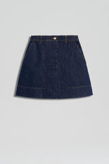 Skirts | Women Scanlan Theodore DENIM MINI SKIRT Indigo