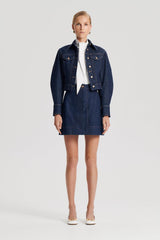 Skirts | Women Scanlan Theodore DENIM MINI SKIRT Indigo