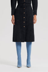 Skirts | Women Scanlan Theodore DENIM PENCIL SKIRT Washed.black.g