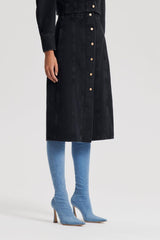 Skirts | Women Scanlan Theodore DENIM PENCIL SKIRT Washed.black.g