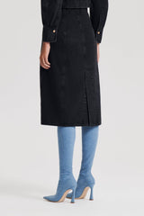 Skirts | Women Scanlan Theodore DENIM PENCIL SKIRT Washed.black.g