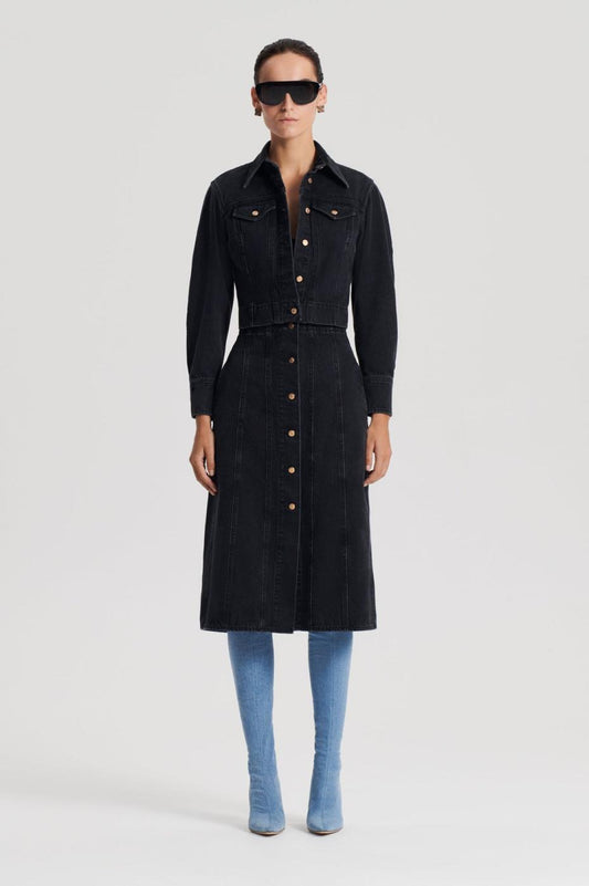 Skirts | Women Scanlan Theodore DENIM PENCIL SKIRT Washed.black.g