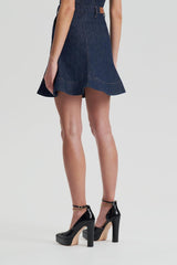 Skirts | Women Scanlan Theodore DENIM SKATER SKIRT Indigo
