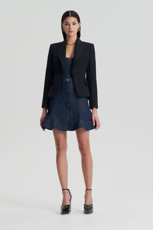 Skirts | Women Scanlan Theodore DENIM SKATER SKIRT Indigo