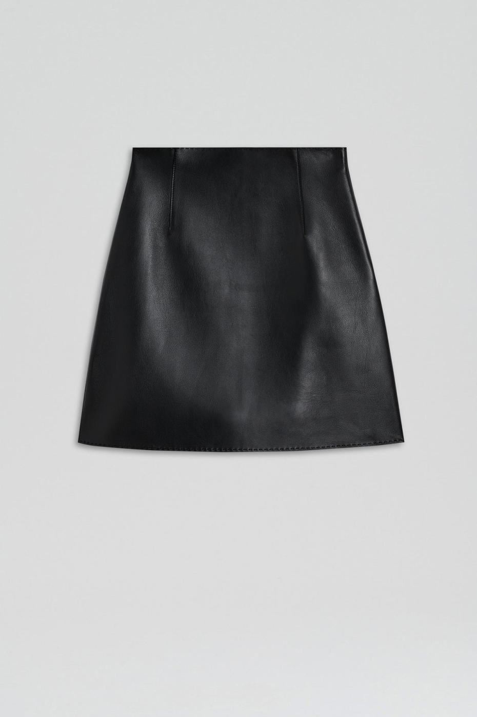 Skirts | Women Scanlan Theodore LEATHER BONDED MINI Black