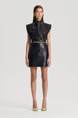 Skirts | Women Scanlan Theodore LEATHER BONDED MINI Black